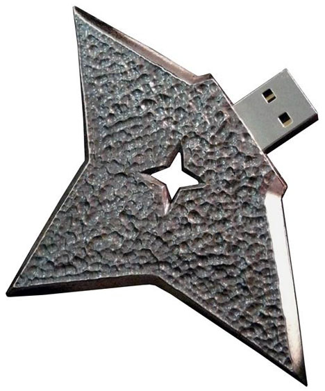 Ninja Shuriken Flash Drive Is A Storage Star