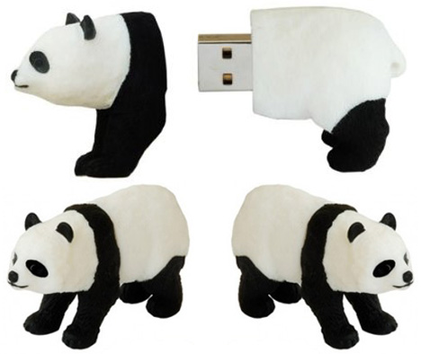 Panda USB Flash Drive Bears Your Files