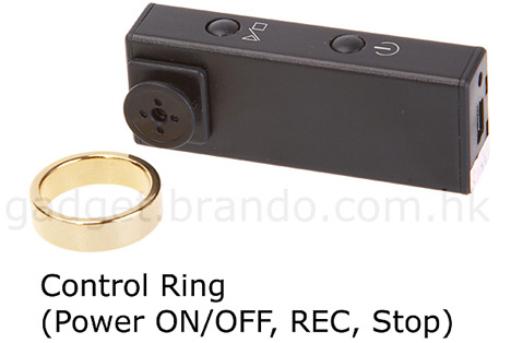Thanko's Button Spy Camera Includes A Ring Controller