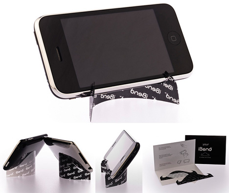 iBend: Ultra-Thin Stand For iPhone, iPod Touch.