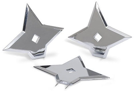 Ninja Star Push Pins Emphasize Your Message