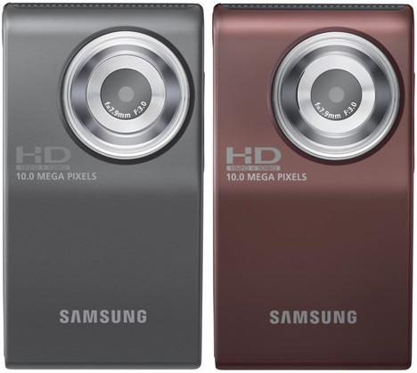 Samsung Intros HMX-U10 Full-HD 10MP Pocket Camcorder [In Black and Red]