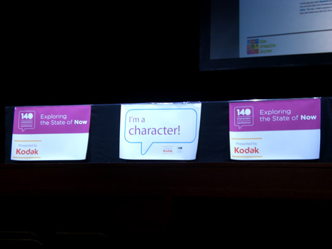 140 Characters Conference #140conf London Stage Bannner