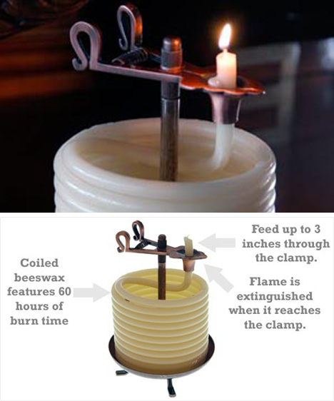 Candle By The Hour 60 Hour Rope Candle