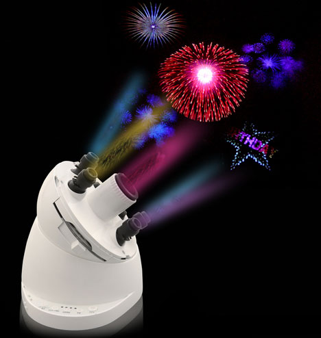 Sega Indoor Fireworks Projector [In Action]