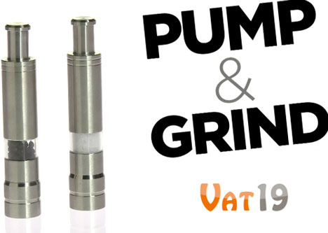 Pump And Grind One-Handed Salt And Pepper Mills