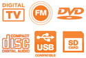 Boombox Freeview DVD Projector