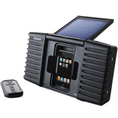 The First Solar Powered iPod Speaker