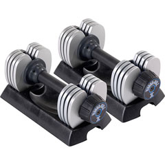 Stamina 50-Pound Versa Bell II Adjustable Dumbbells (Set Of 2)