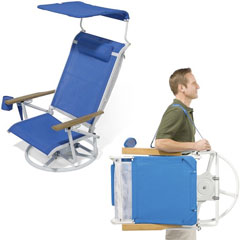 The Suntracking Beach Chair