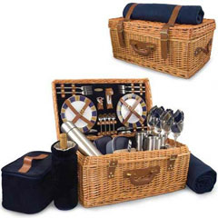 23.5 Inch English Style Picnic Suitcase