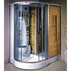 Paradise White Cypress Sauna And Steam Room