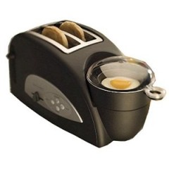 Back to Basics TEM500 Egg-and-Muffin 2-Slice Toaster and Egg Poacher