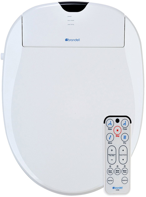 Brondell Swash S1000-EW Heated Bidet Toilet Seat