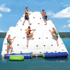 The Gigantic Inflatable Climbing Iceberg