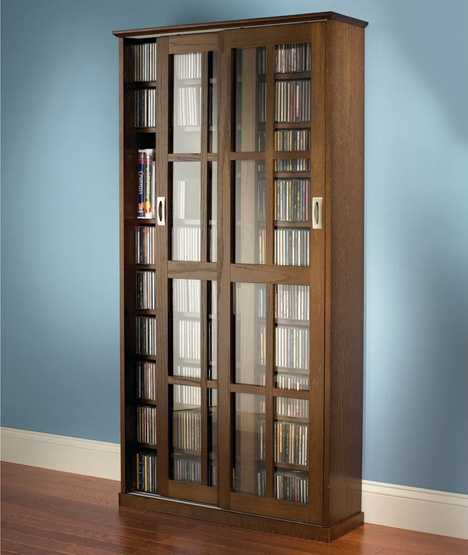 The Sliding Door 1050 CD/504 DVD Library