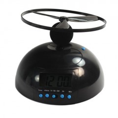 Flying Helicopter Propeller Digital Alarm Clock