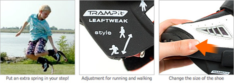 TRAMP-It Jump Shoes [highly adjustable]