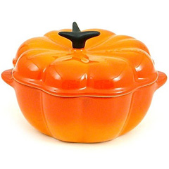 Le Creuset 2.25-Quart Pumpkin Casserole in Flame