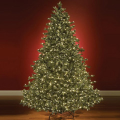 World's Best Prelit Noble Fir LED Christmas Tree